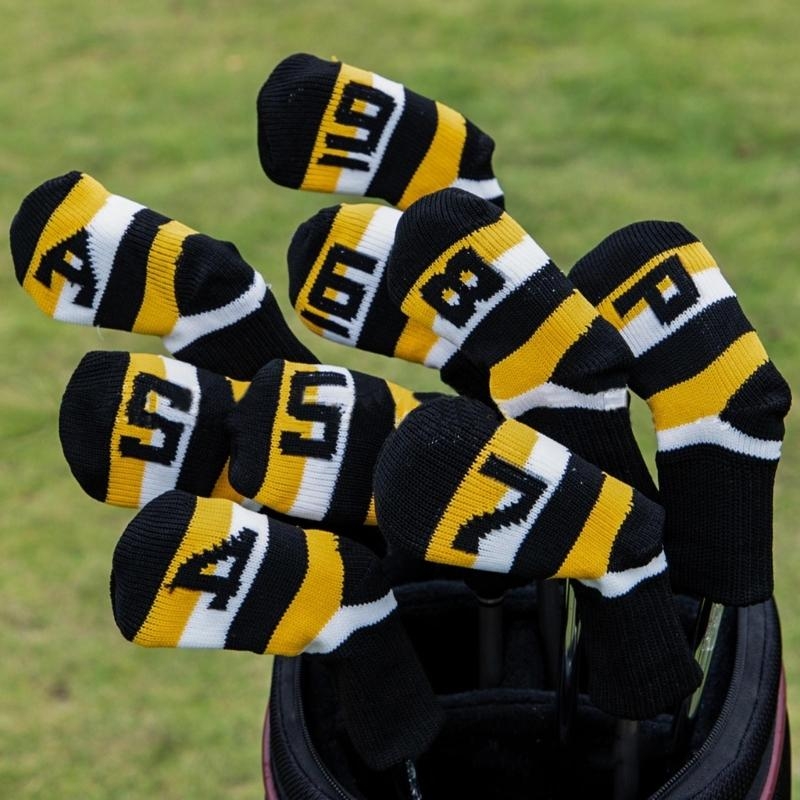 Golf Equipment Kit - 9 szt. Golf żelazny nakrycie głowy