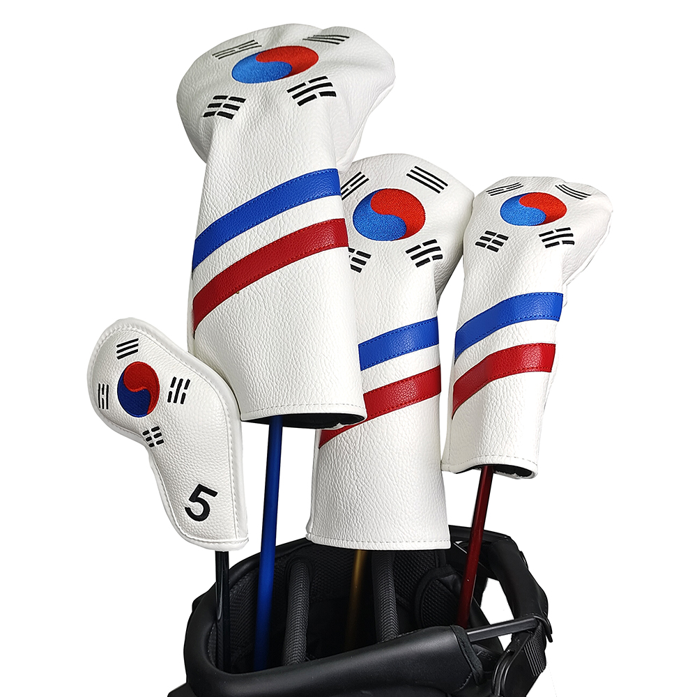 Golf Equipment Kit - Zestaw patriotycznych pokrowców na główki kijów