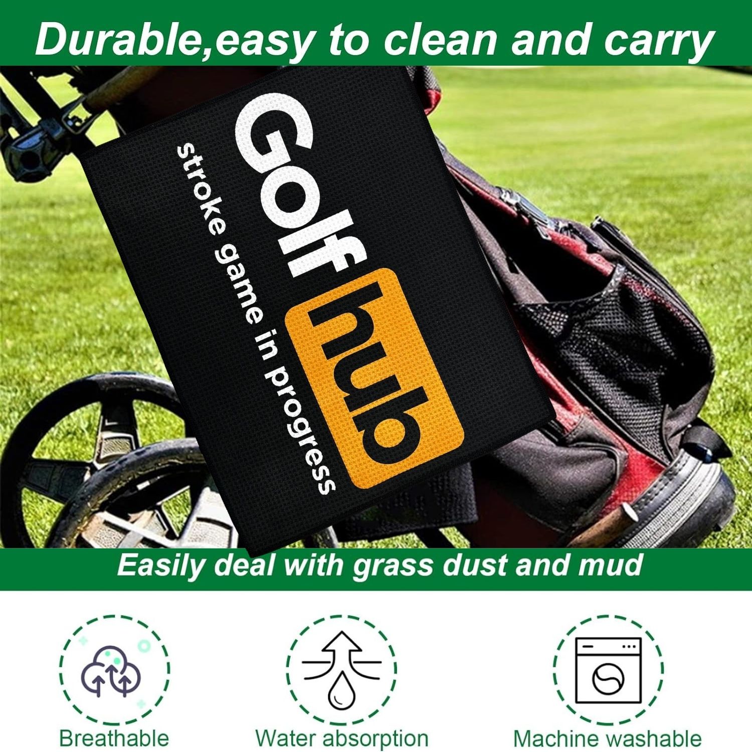 Zabawny ręcznik golfowy z mikr – Golf Equipment Stores recenzja i cena